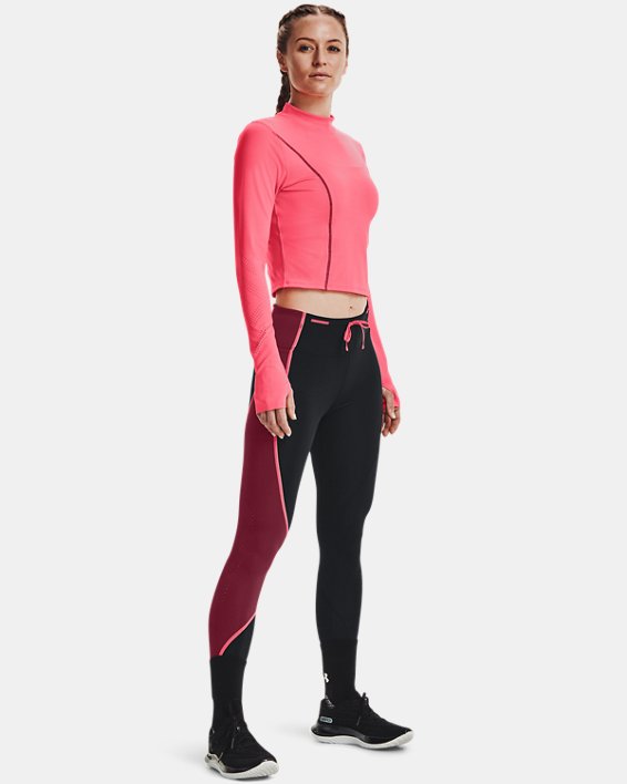 เสื้อแขนยาว UA Run Anywhere Laser สำหรับผู้หญิง, Pink, pdpMainDesktop image number 2